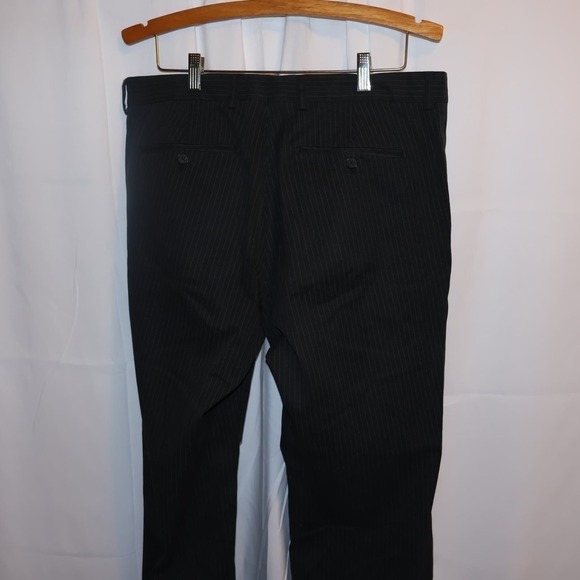 Express Producer Pants. Charcoal Gray Pinstripe Size 34 x 32, high rise - Picture 6 of 14